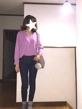 asaMi◡̈⃝⋆*さん（レディース・162cm）の冬コーディネート