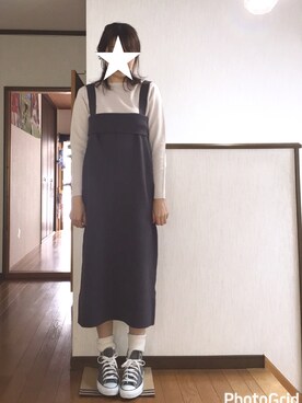 asaMi◡̈⃝⋆*さん（レディース・162cm）の冬コーディネート