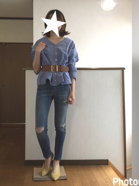 asaMi◡̈⃝⋆*さん（レディース・162cm）の春コーディネート