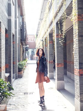 「Selected   （-）のアイテム（ジャケット/アウター）」を使った、tianchong的女孩さん（レディース・171cm）の冬コーディネート