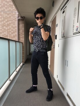 「ファイティングポーズ」｜3.2.H.E.R.Oさん（メンズ・177cm）の秋コーディネート
