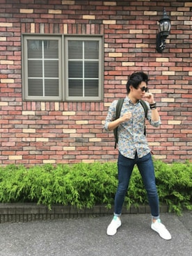 「ファイティングポーズ」｜3.2.H.E.R.Oさん（メンズ・177cm）の秋コーディネート