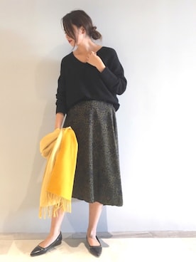 「RIVEDROITE」｜「アイテム（その他）」を使った、なみさん（レディース・161cm）の秋コーディネート