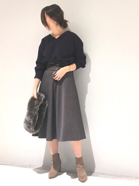 なみさん（レディース・161cm）の秋コーディネート