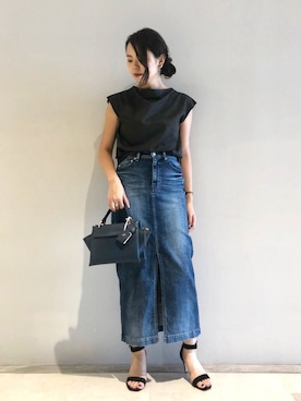 「ヤヌーク」｜なみさん（レディース・161cm）の夏コーディネート