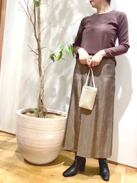 なみさん（レディース・161cm）の冬コーディネート