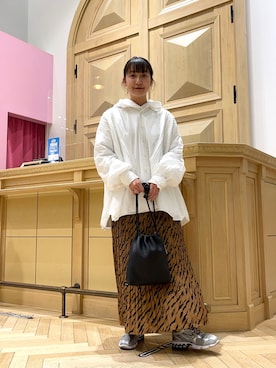 大木さん(レディース・159cm)の冬コーディネート