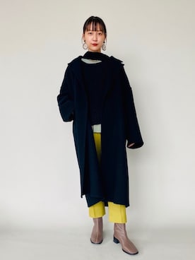 大木さん（レディース・159cm）の冬コーディネート