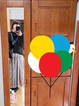「MURUA（ムルーア）のチェーンウエストポーチ（ボディバッグ/ウエストポーチ）」を使った、miさん（レディース・163cm）の冬コーディネート
