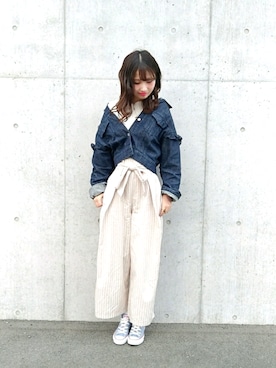 Ayaka Kobayashiさん(レディース・164cm)の春コーディネート
