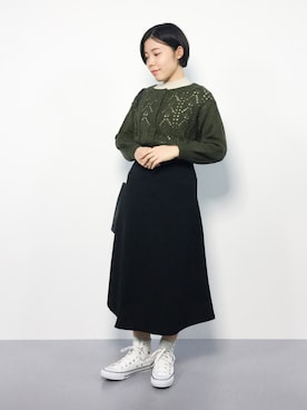 おかきさん(レディース・155cm)の冬コーディネート