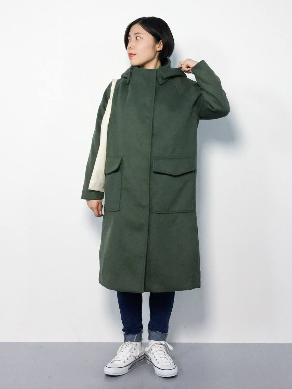 KBF】送料込み/完売新品BIGフーディーコート 