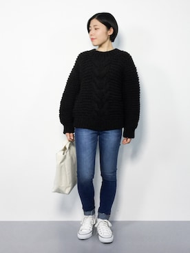  おかきさん（レディース・155cm）の冬コーディネート