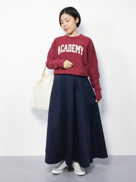  おかきさん（レディース・155cm）の冬コーディネート