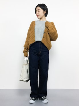  おかきさん（レディース・155cm）の冬コーディネート