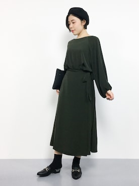  おかきさん（レディース・155cm）の冬コーディネート