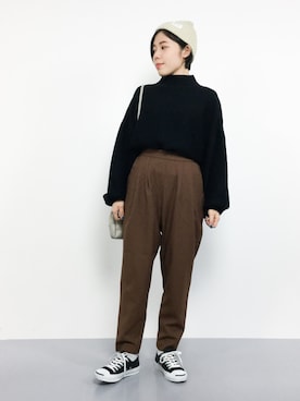  おかきさん（レディース・155cm）の冬コーディネート