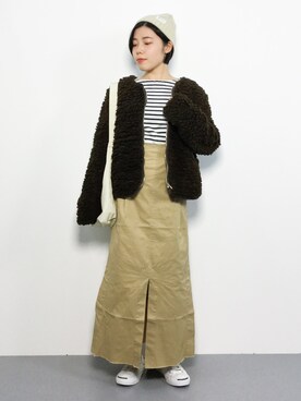  おかきさん（レディース・155cm）の冬コーディネート