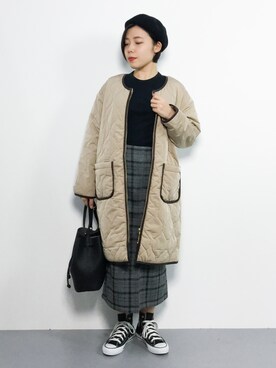 「LIMONTA（リモンタ）のアイテム（ジャケット/アウター）」を使った、 おかきさん（レディース・155cm）の冬コーディネート