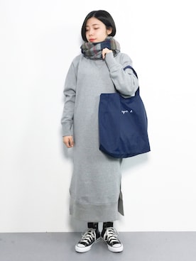  おかきさん（レディース・155cm）の冬コーディネート