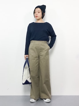 「Luz Llena（ラズレナ）のアイテム」を使った、 おかきさん（レディース・155cm）の冬コーディネート