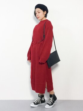  おかきさん（レディース・155cm）の冬コーディネート