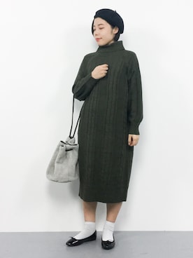  おかきさん（レディース・155cm）の冬コーディネート