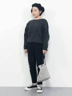  おかきさん（レディース・155cm）の冬コーディネート