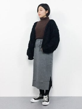  おかきさん（レディース・155cm）の冬コーディネート
