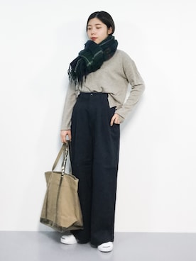  おかきさん（レディース・155cm）の冬コーディネート