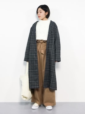  おかきさん（レディース・155cm）の冬コーディネート