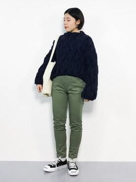 おかきさん（レディース・155cm）の冬コーディネート
