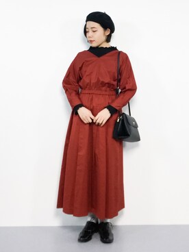  おかきさん（レディース・155cm）の冬コーディネート