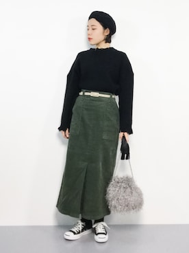  おかきさん（レディース・155cm）の冬コーディネート