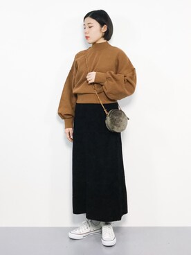  おかきさん（レディース・155cm）の冬コーディネート