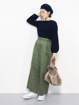  おかきさん（レディース・155cm）の冬コーディネート