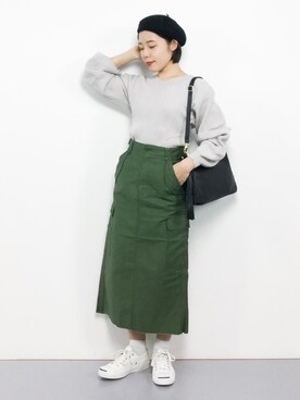  おかきさん（レディース・155cm）の冬コーディネート