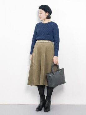 おかきさん(レディース・155cm)の冬コーディネート