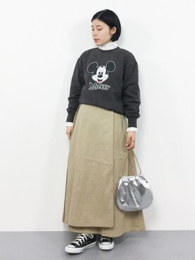  おかきさん（レディース・155cm）の冬コーディネート