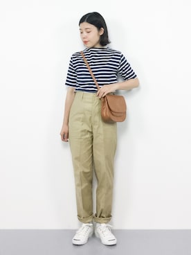 「LUCA（ルカ）のアイテム（パンツ）」を使った、 おかきさん（レディース・155cm）の夏コーディネート