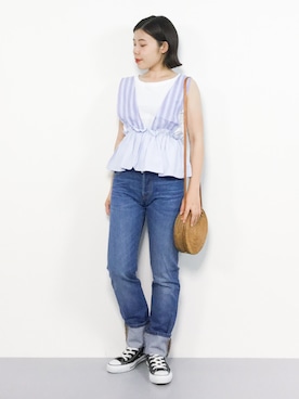  おかきさん（レディース・155cm）の夏コーディネート