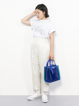 「MODE ROBE（モードローブ）のアイテム」を使った、 おかきさん（レディース・155cm）の夏コーディネート