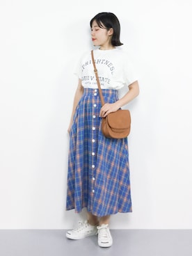  おかきさん（レディース・155cm）の夏コーディネート