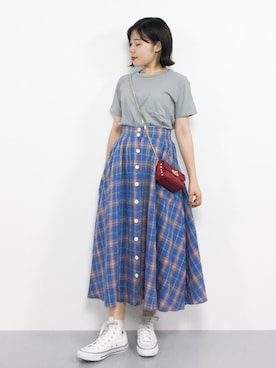  おかきさん（レディース・155cm）の夏コーディネート