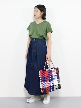  おかきさん（レディース・155cm）の夏コーディネート