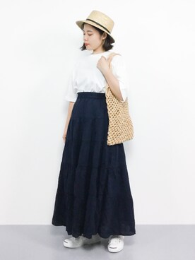 おかきさん(レディース・155cm)の夏コーディネート