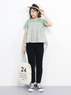 おかきさん(レディース・155cm)の夏コーディネート