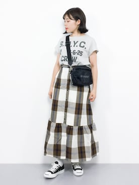  おかきさん（レディース・155cm）の夏コーディネート