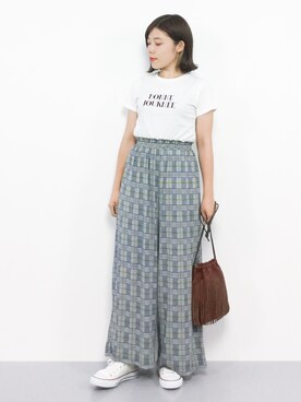  おかきさん（レディース・155cm）の夏コーディネート