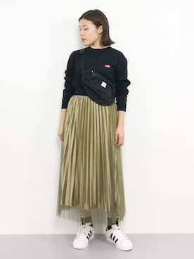 「anello（アネロ）のアイテム」を使った、 おかきさん（レディース・155cm）の夏コーディネート